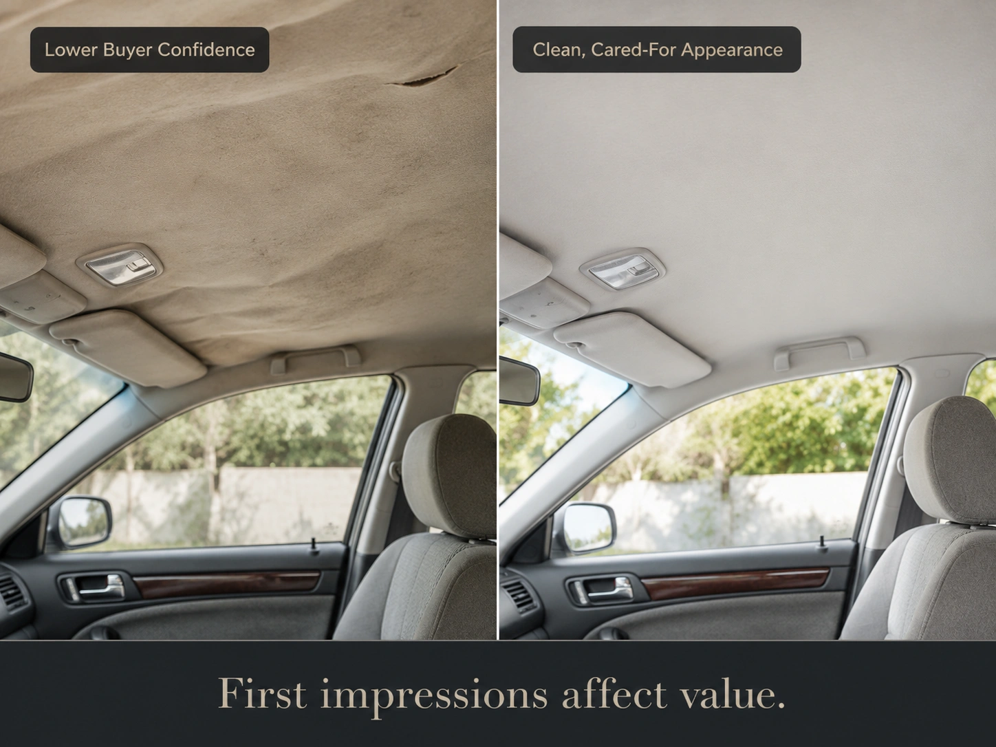 headliner condition affects car resell value