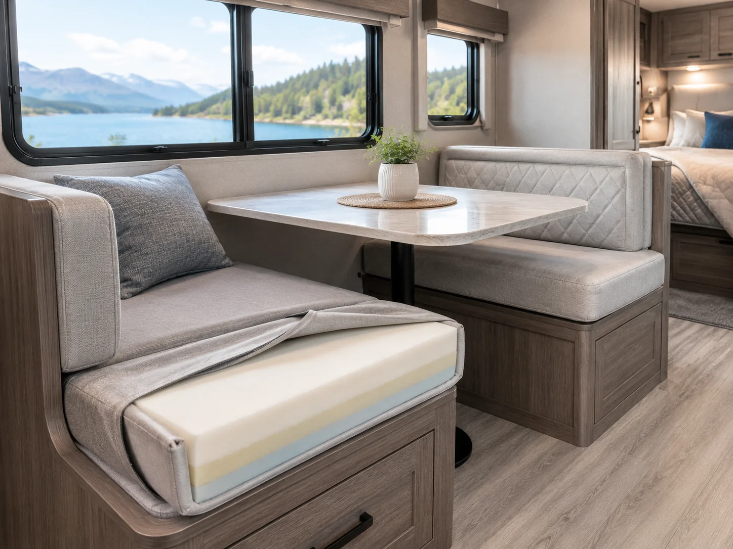 RV cushion foam repair and replacement